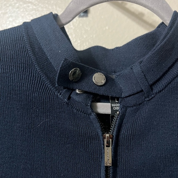 NWT Men’s - Members only brand Navy Zip-up sweater. - Picture 2 of 8